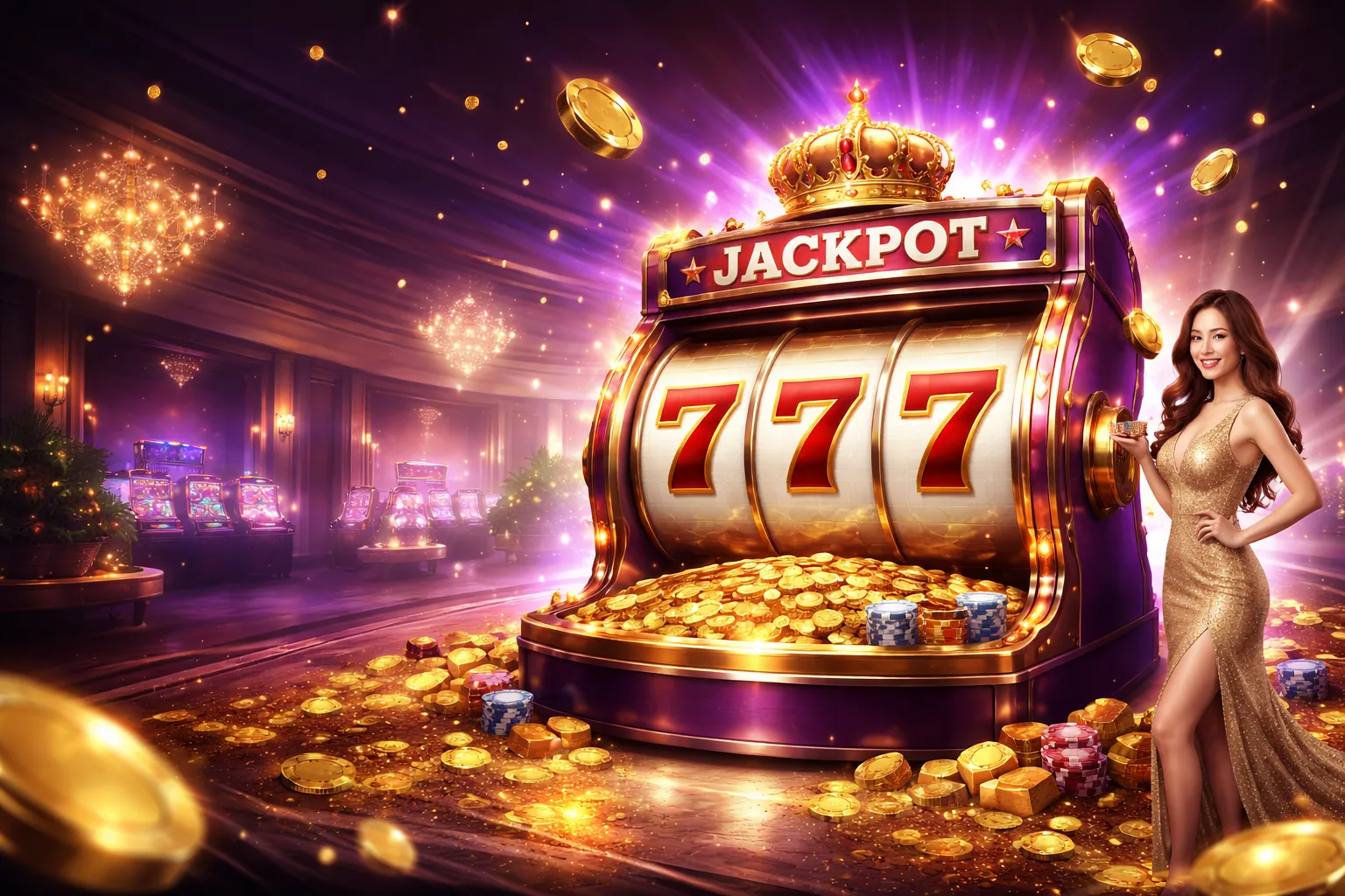 Hình ảnh chính trò chơi slot tại f1686 game bài với đồ họa sống động và cơ hội trúng lớn